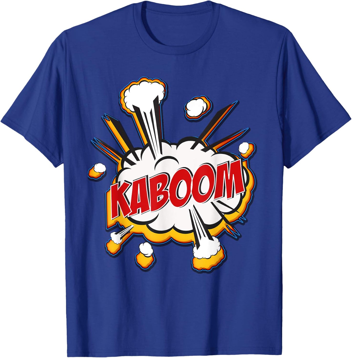 Kaboom Comic Sound Effects T Shirt T-Shirt - T-Shirt | Royal