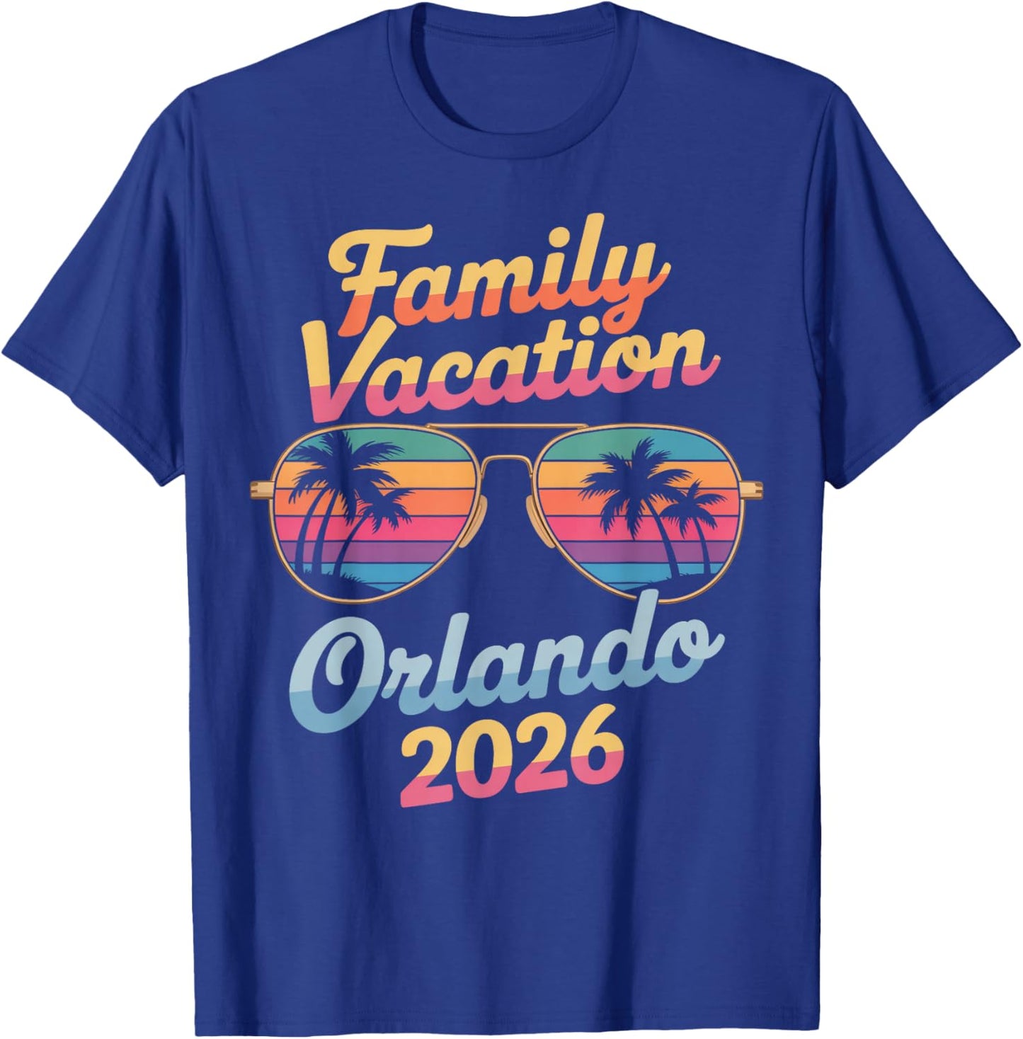 Orlando 2026 Family Trip Matching Florida Vacation Souvenirs T-Shirt - T-Shirt | Royal