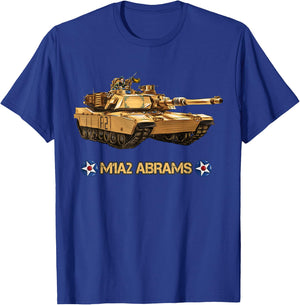 M1A2 Abrams Main Battle Tank Army Tanker Veteran gift T-Shirt - T-Shirt | Royal