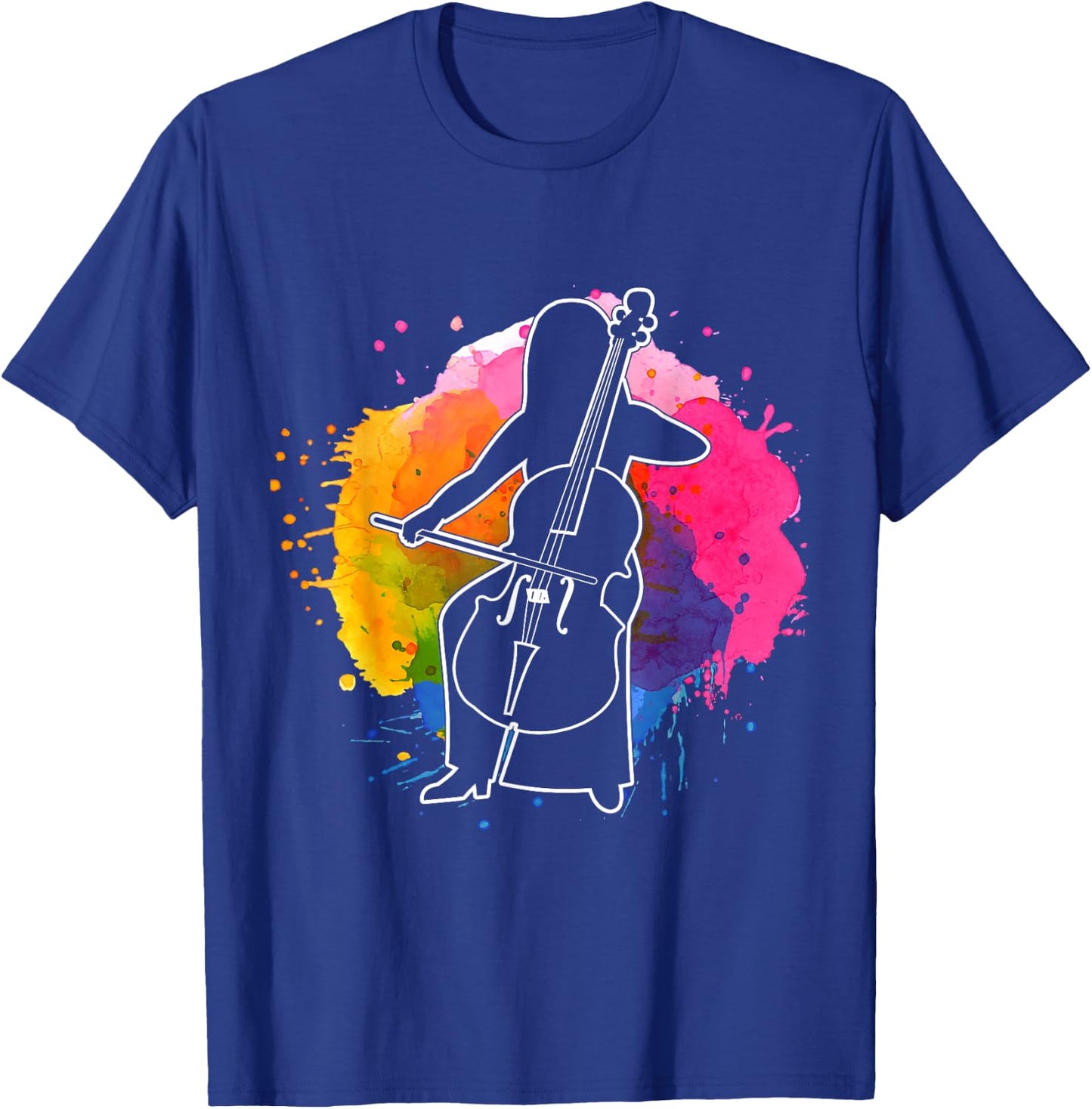 Musician Gift Cello Player Classical Music Cello T-Shirt - T-Shirt | Royal