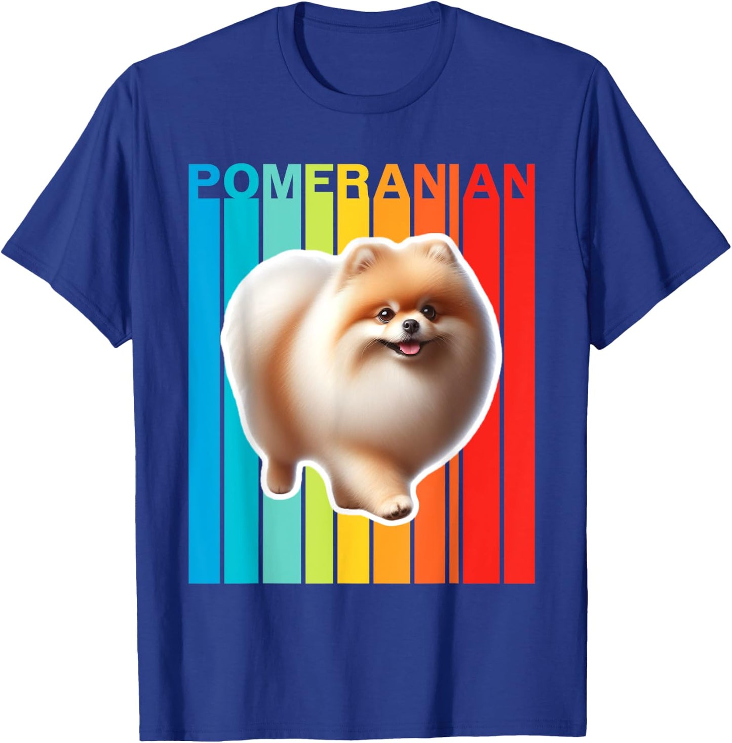 Colorful Pomeranian T-Shirt - T-Shirt | Royal