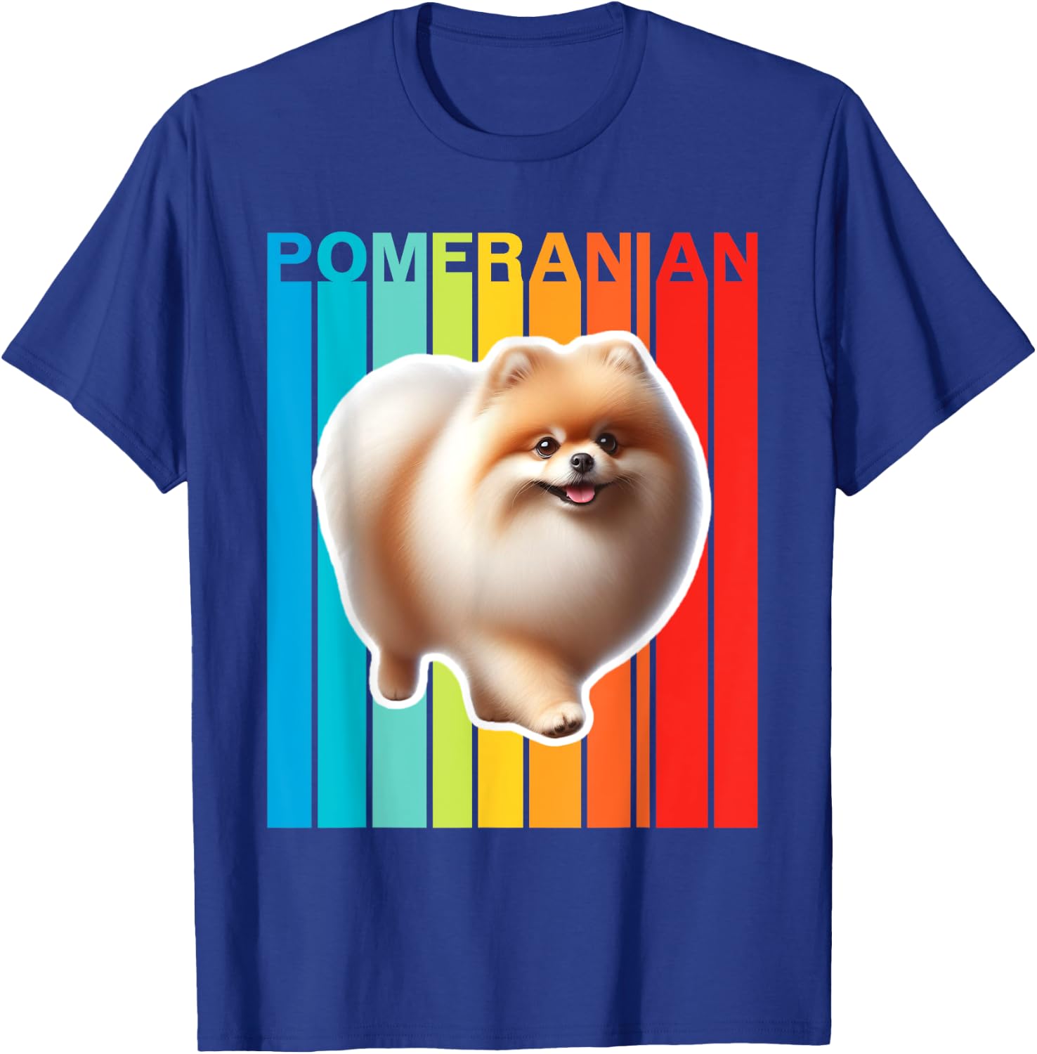 Colorful Pomeranian T-Shirt - T-Shirt | Royal