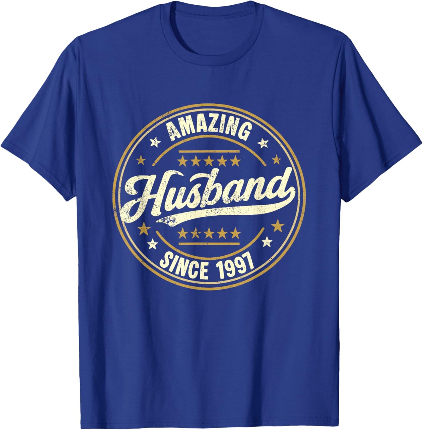 Retro Proud Amazing Husband Since 1997 29th Anniversary T-Shirt - T-Shirt | Royal