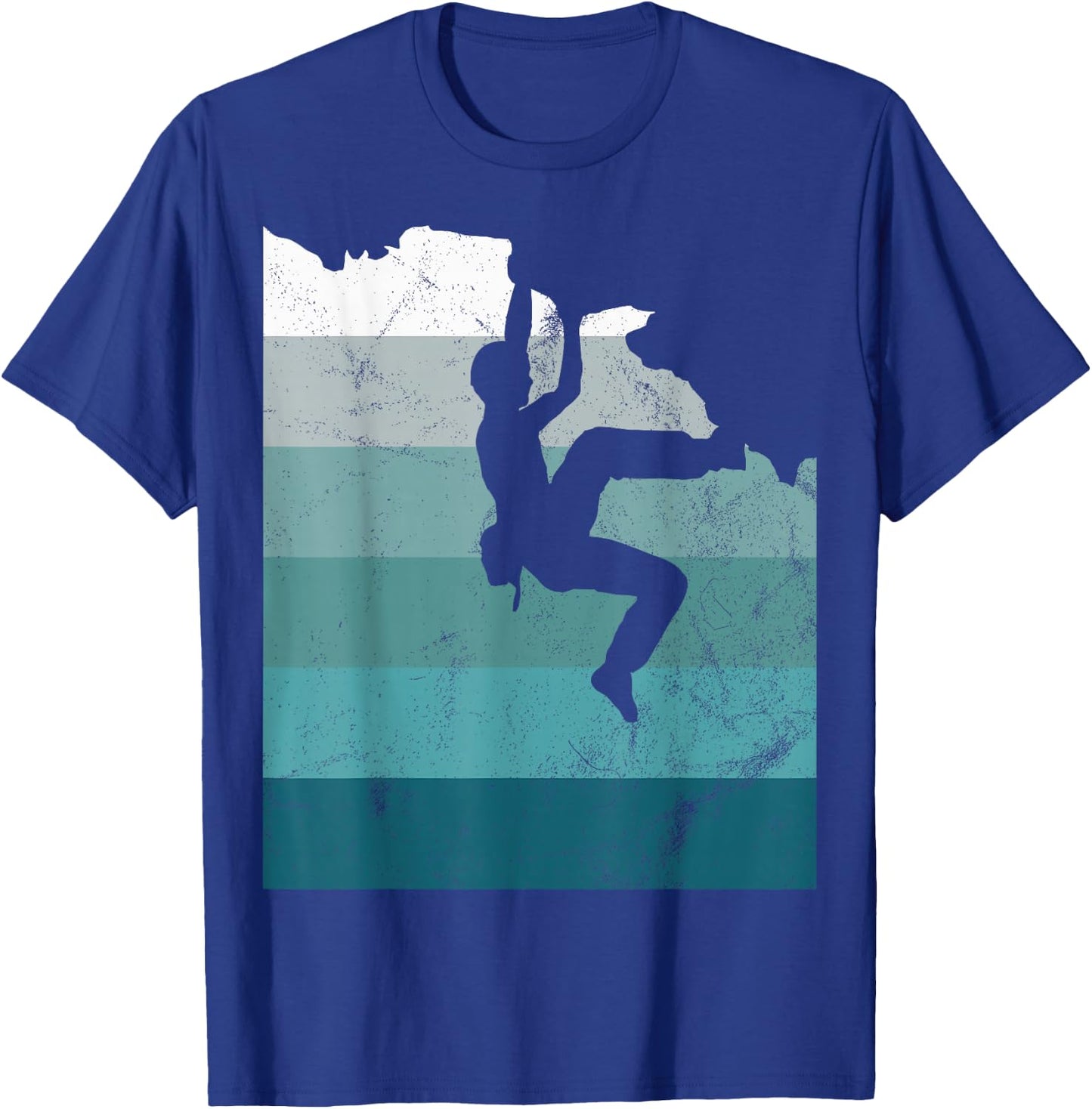 Climber Climbing Bouldering Free Speed Solo Vintage Gift T-Shirt - T-Shirt | Royal