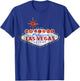 Welcome to Las Vegas Nevada Vintage Sign Souvenir T-Shirt - T-Shirt | Royal