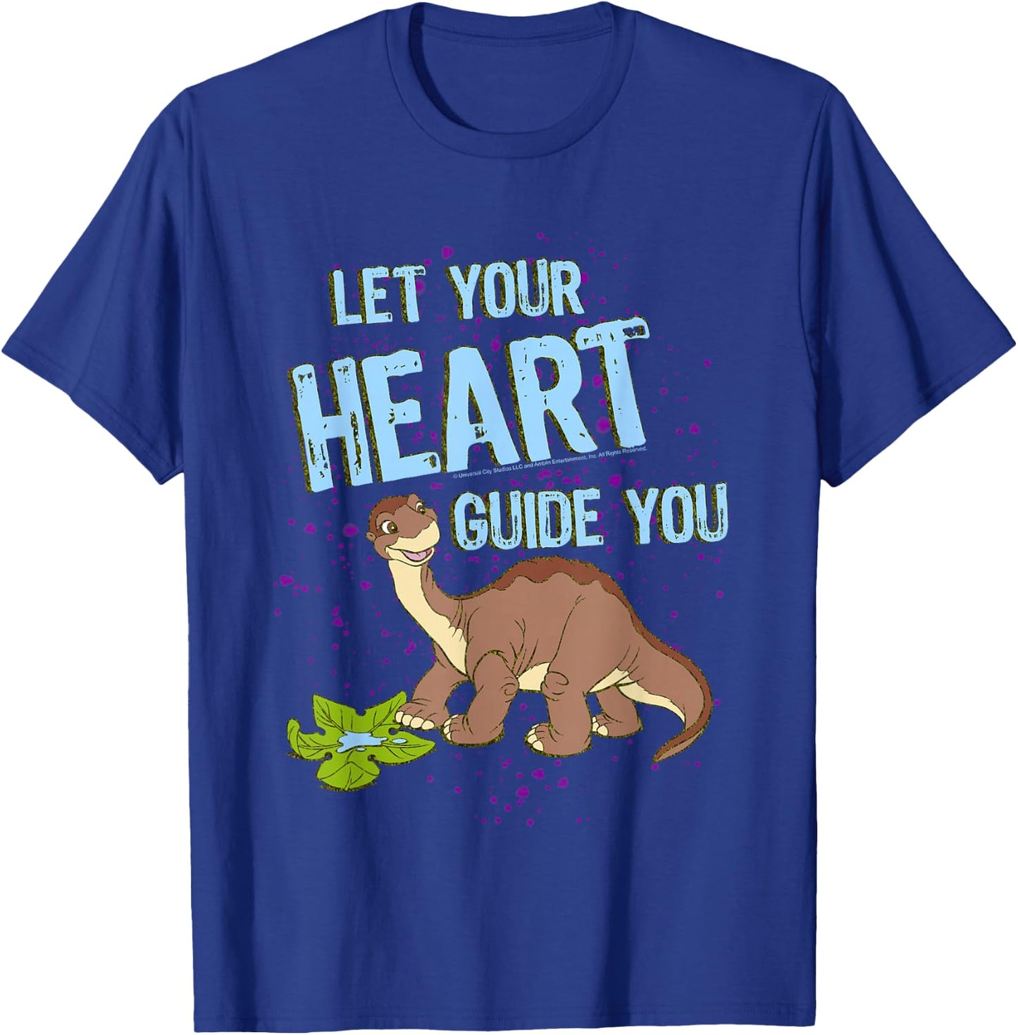Land Before Time Littlefoot Let Your Heart Guide You T-Shirt - T-Shirt | Royal
