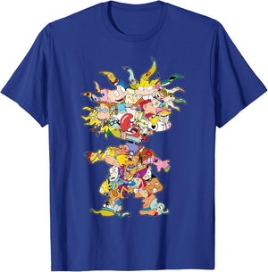 Nickelodeon 90s Nick Chuckie Character Silhouette T-Shirt - T-Shirt | Royal