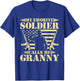 My Favorite Soldier Calls Me Granny - Proud Military Grandma T-Shirt - T-Shirt | Royal