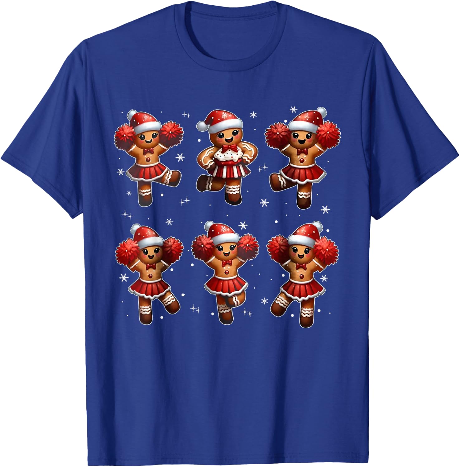 Sport Cheer Mom Cheerleading Gifts For Girls Women -Kids Black Small Polyester 100% Short Sleeve Round Neck Christmas Graphic T-Shirt - T-Shirt | Royal