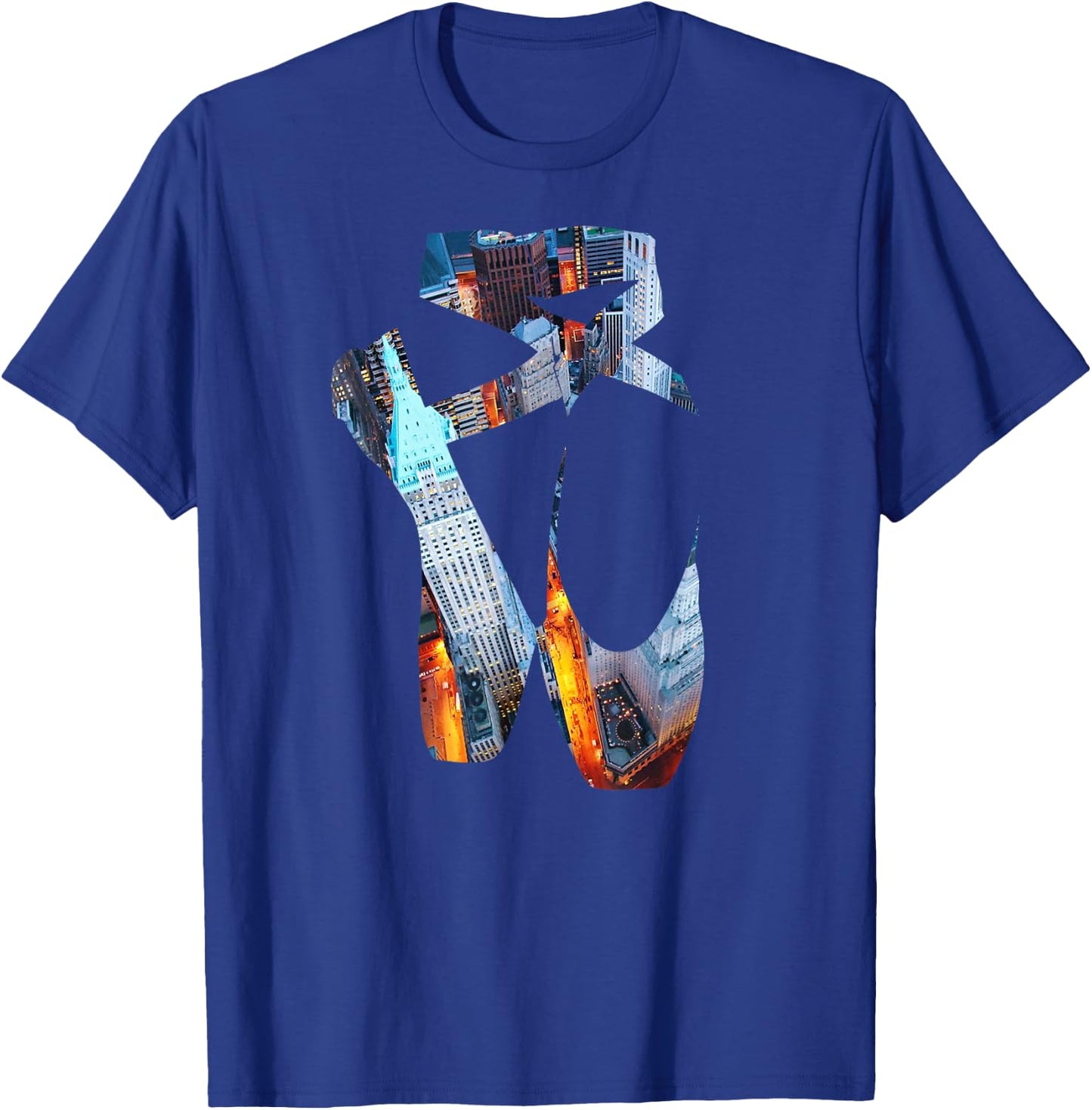 New York Ballet Pointe Shoe - Women Girls T-Shirt - T-Shirt | Royal