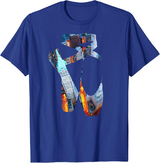 New York Ballet Pointe Shoe - Women Girls T-Shirt - T-Shirt | Royal