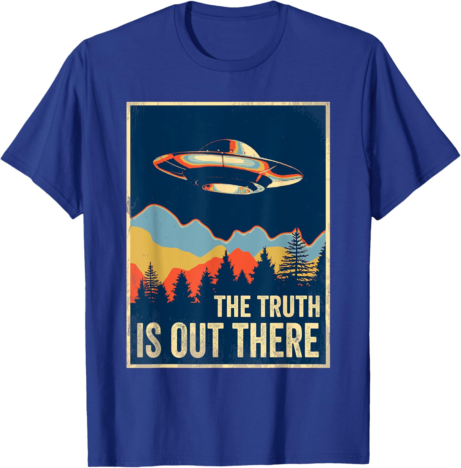 The Truth Is Out There Shirt Area 51 Alien UFO T-Shirt - T-Shirt | Royal