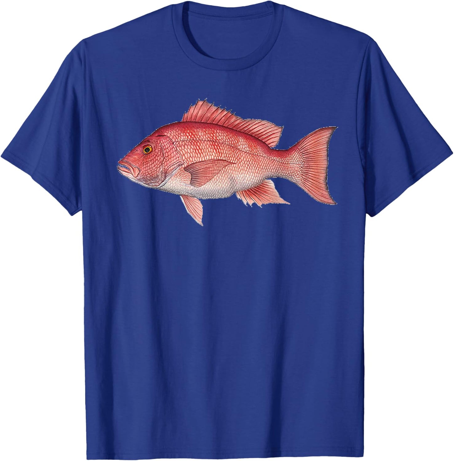 Red Snapper Shirt - Red Snapper Fishing Shirt T-Shirt - T-Shirt | Royal