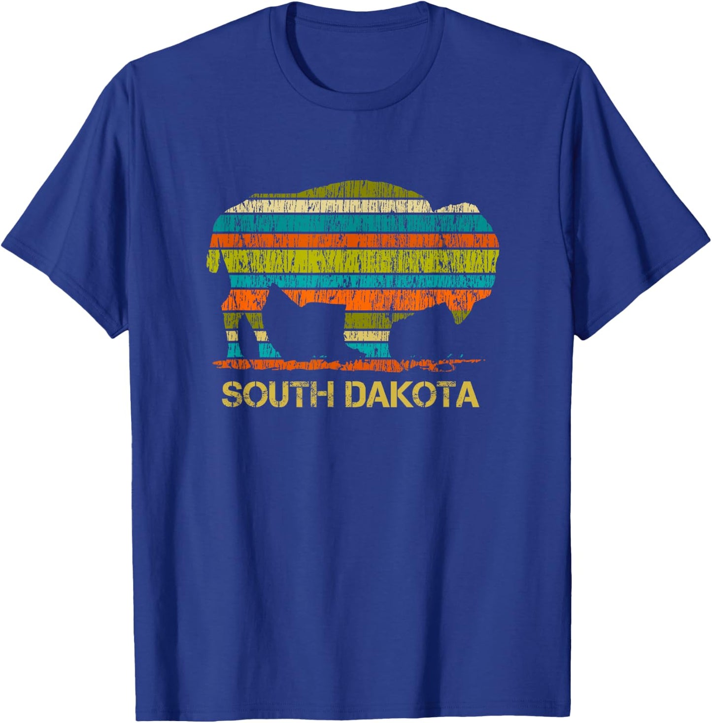 Buffalo for a South Dakota Vacation T-Shirt - T-Shirt | Royal