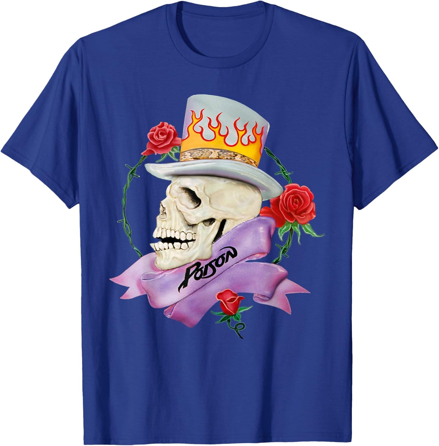 Poison - Every Rose T-Shirt - T-Shirt | Royal