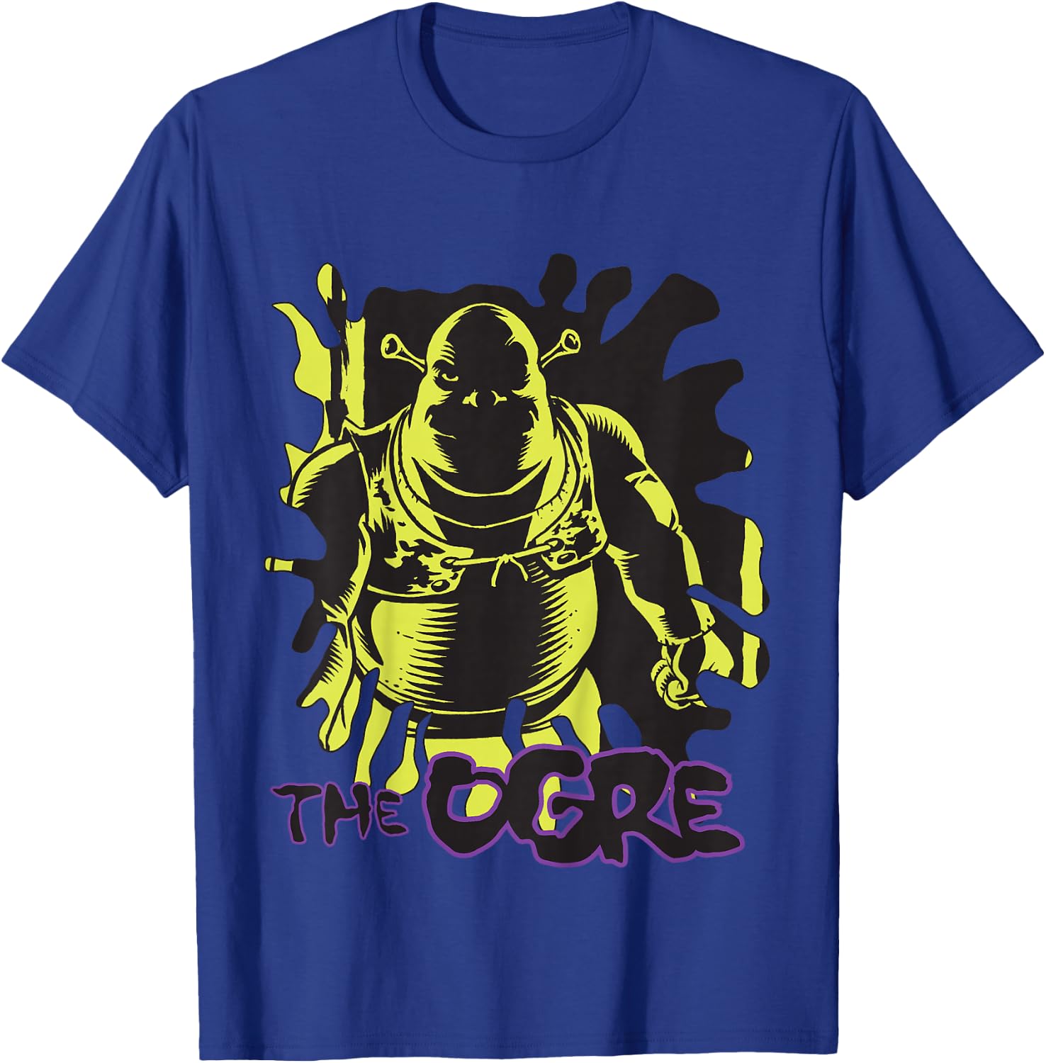 Kids DreamWorks Shrek the Ogre Splash T-Shirt - T-Shirt | Royal