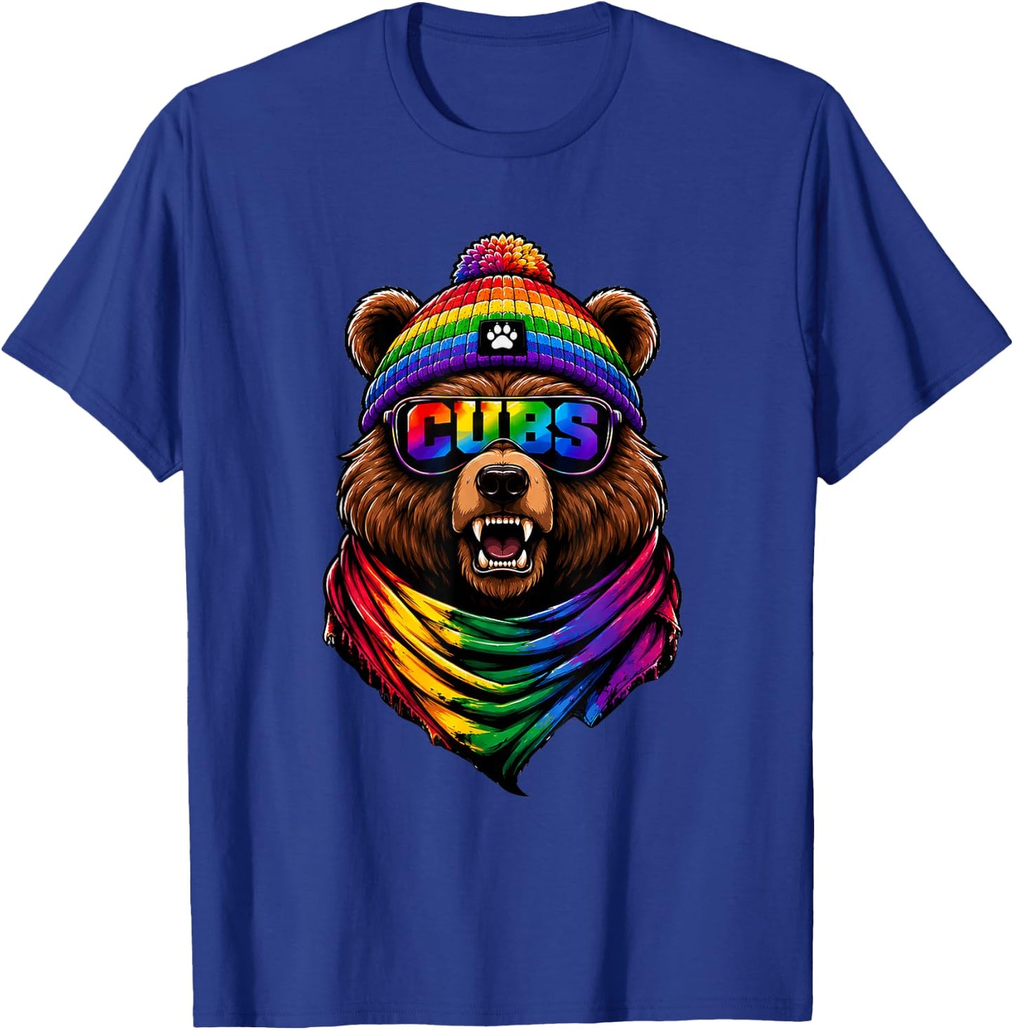 Vintage Cubs Last Name Pride Cubss Namee American Style T-Shirt - T-Shirt | Royal
