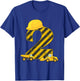 2nd Birthday Digger I 2 Years Builder Excavator Gift T-Shirt - T-Shirt | Royal