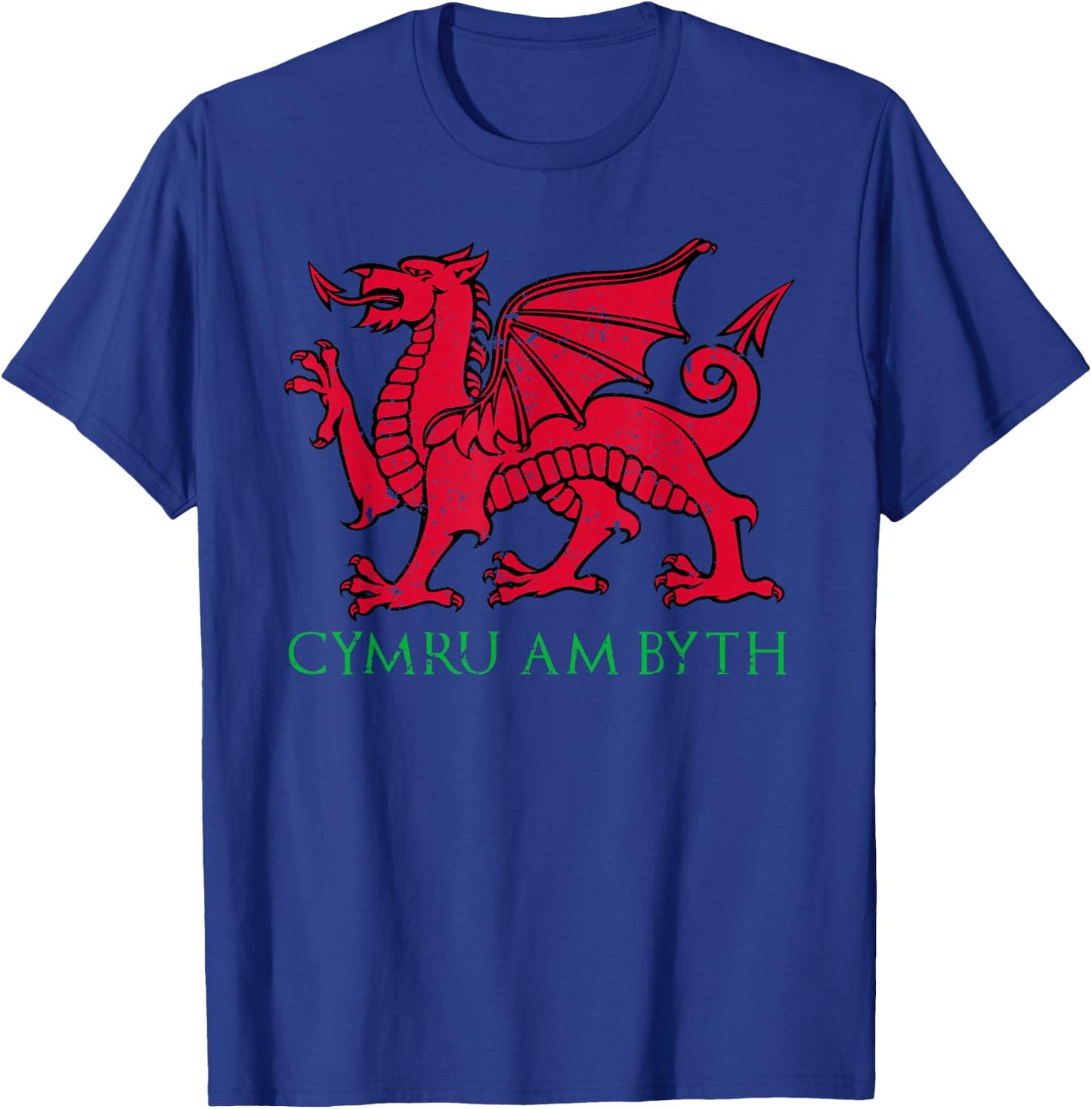 Cymru Am Byth T Shirt Welsh Rugby Fans T-Shirt - T-Shirt | Royal