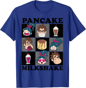 Disney Wreck It Ralph 2 Pancake Grid Graphic T-Shirt - T-Shirt | Royal