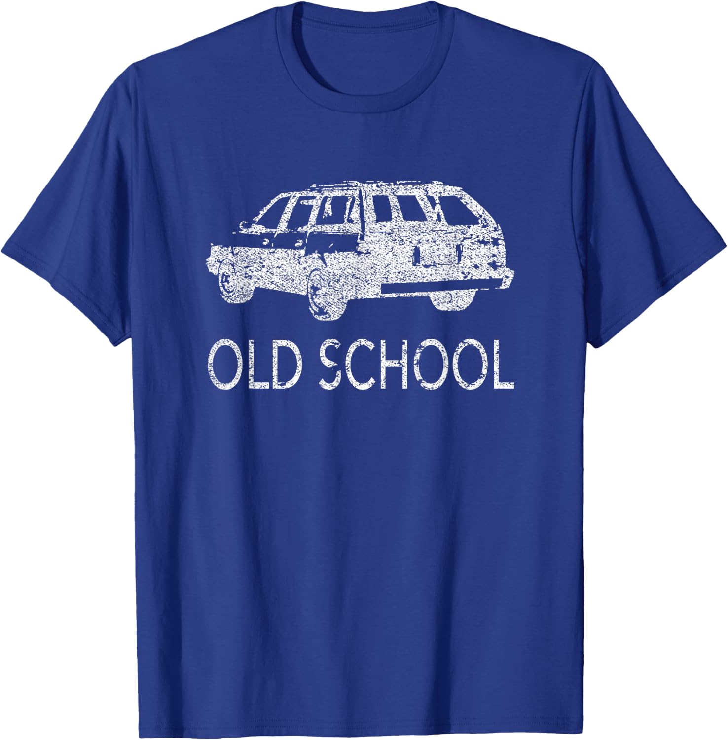 Old School Station Wagon Vintage Style T-Shirt - T-Shirt | Royal