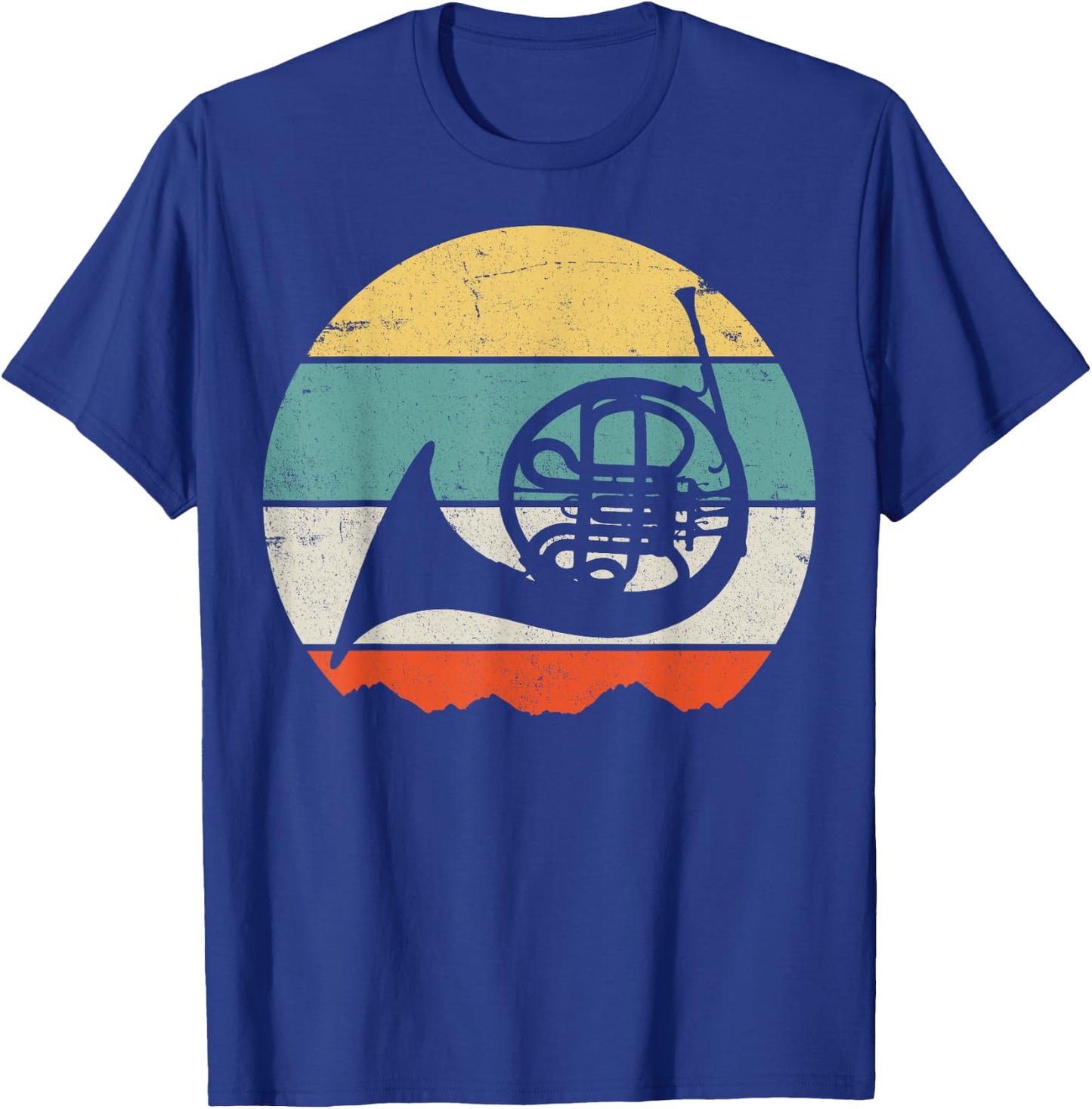 French Horn T-Shirt - T-Shirt | Royal