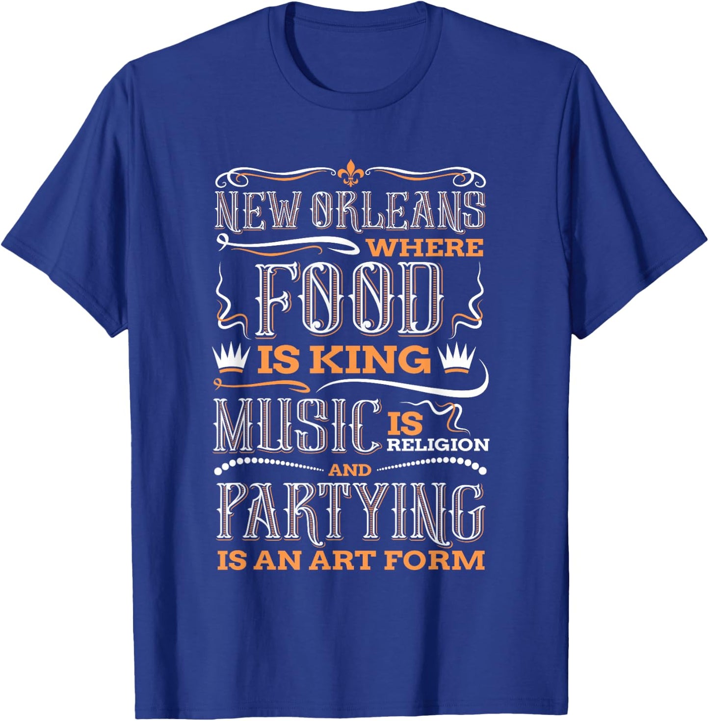 New Orleans Louisiana Vintage Souvenir Gift T-Shirt - T-Shirt | Royal