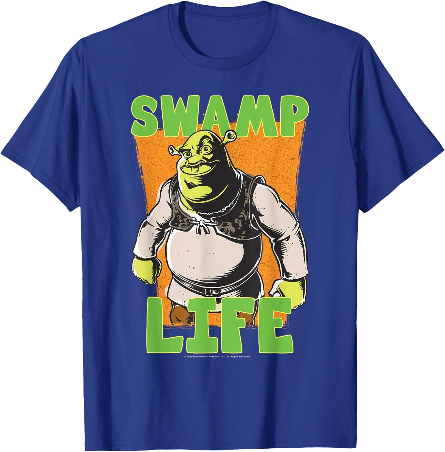 Shrek Cartoon Swamp Life T-Shirt - T-Shirt | Royal