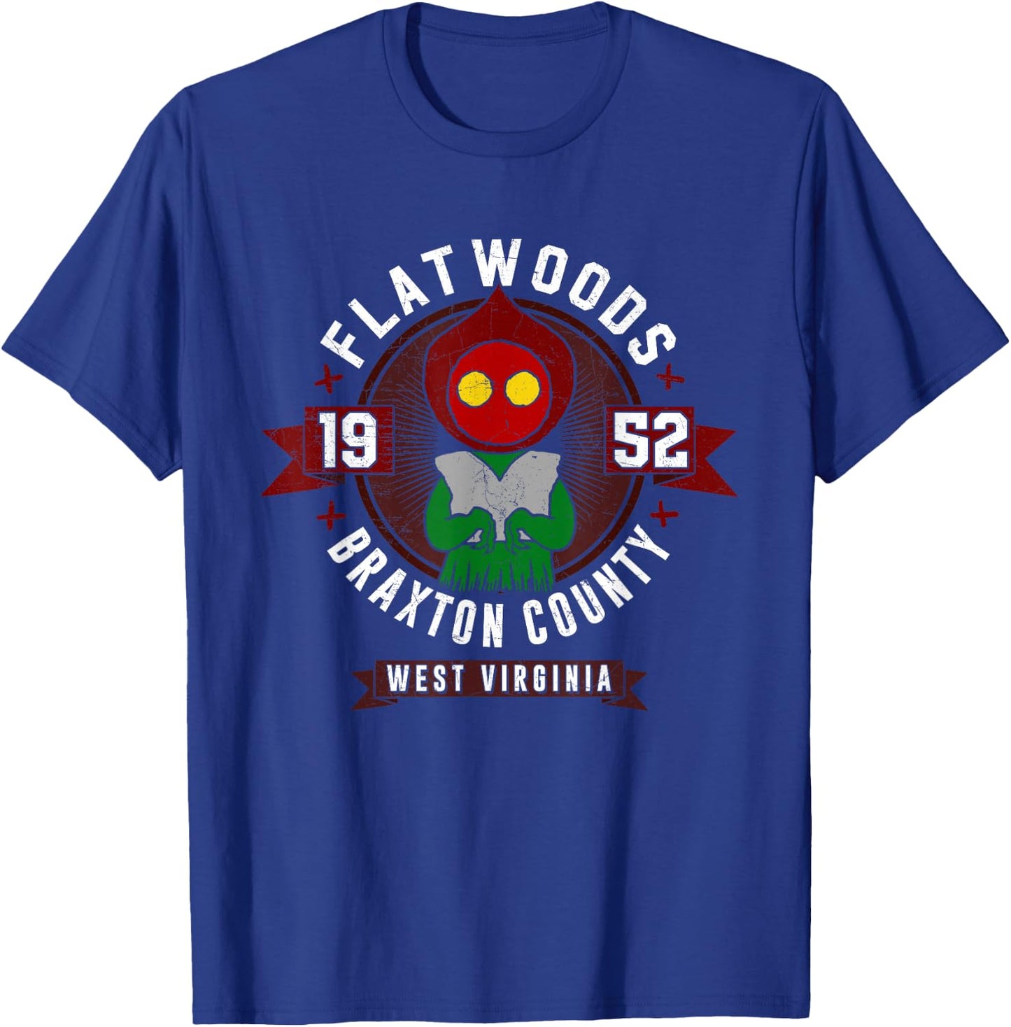 Flatwoods Monster Shirt Cryptozoology Cryptid Vintage Gift T-Shirt - T-Shirt | Royal