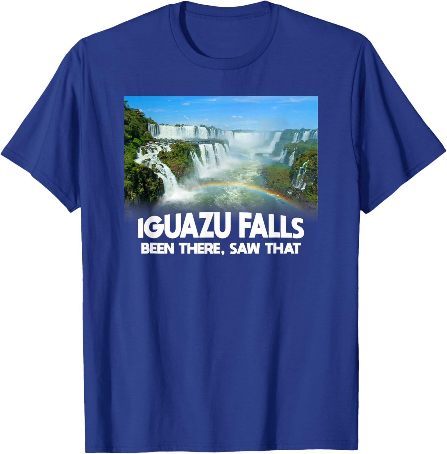 Iguazu Falls - Brazil Travel T-Shirt - T-Shirt | Royal