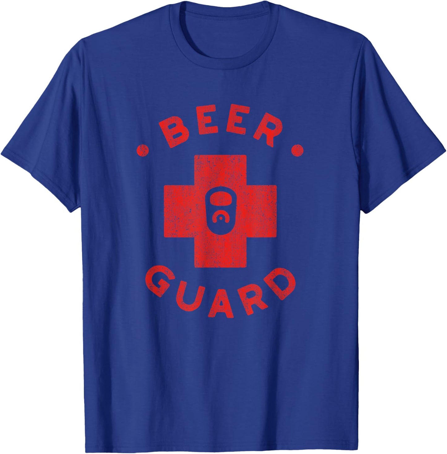 Beer Guard Lifeguard Parody for Beer Lovers T-Shirt - T-Shirt | Royal