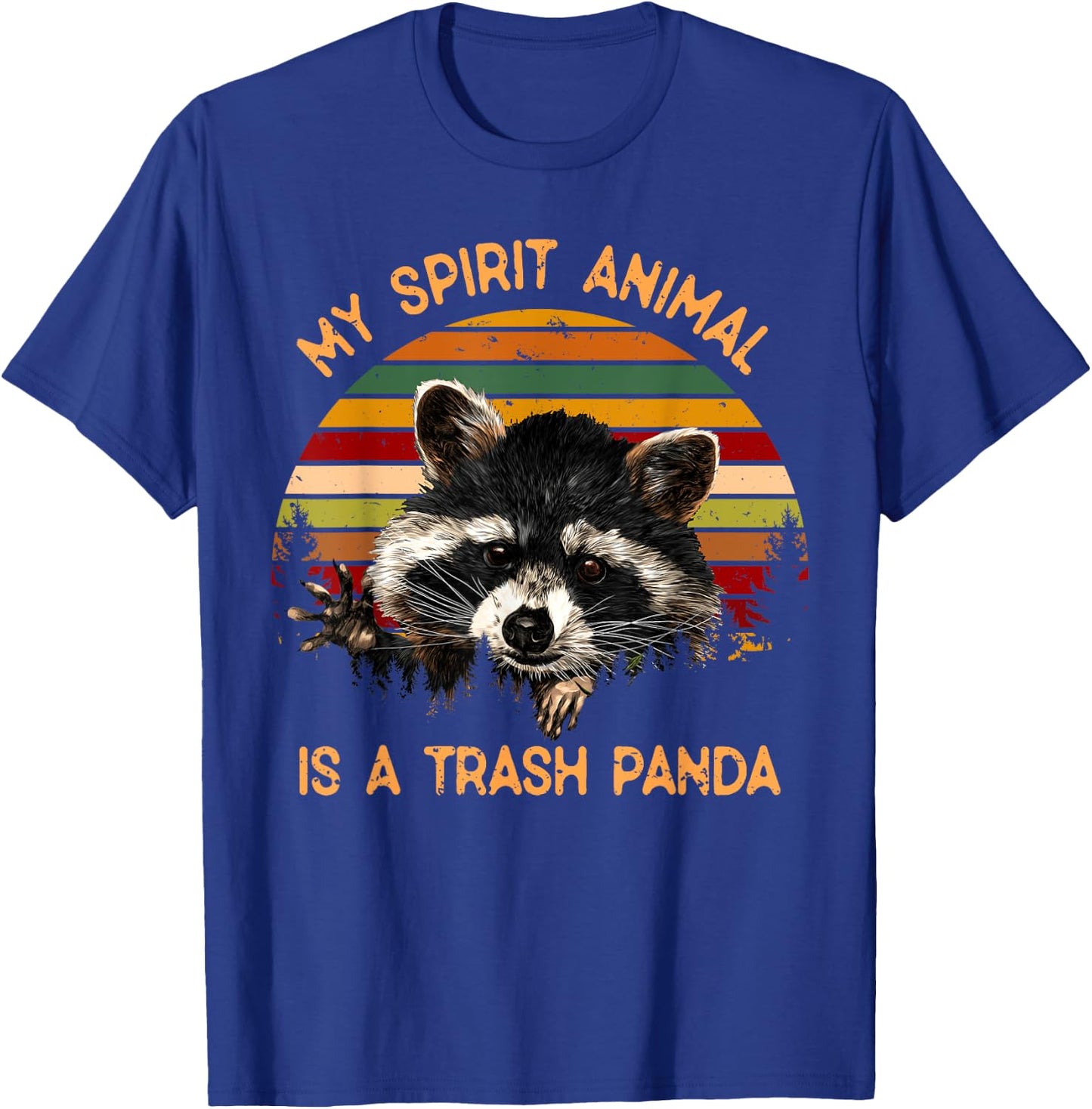Vintage My Spirit Animal Is A Trash Panda T-Shirt - T-Shirt | Royal