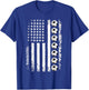 American Flag Soccer Apparel - Vintage Soccer T-Shirt - T-Shirt | Royal