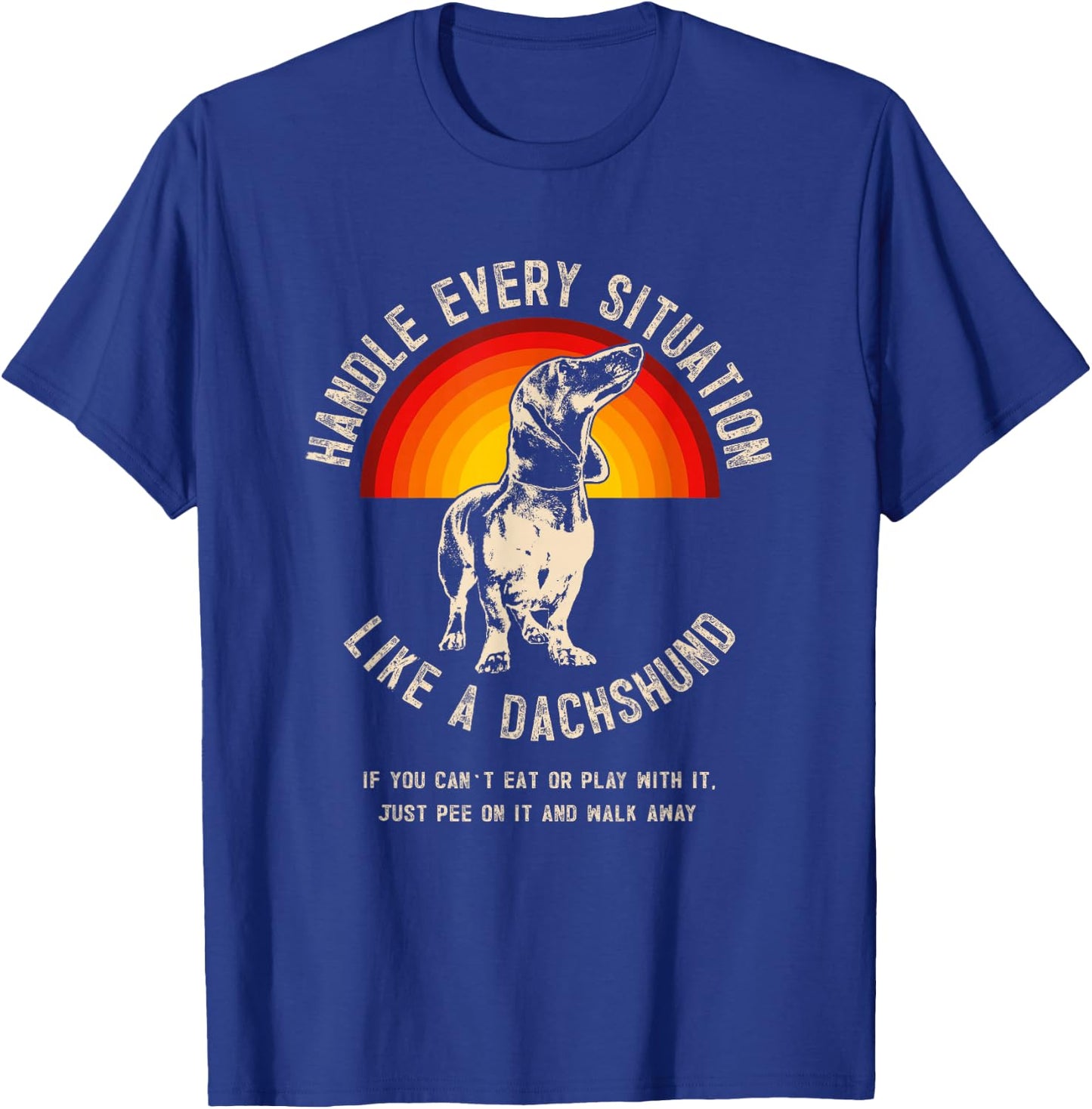 Dachshund Doxie Wiener Sausage Dog T-Shirt - T-Shirt | Royal