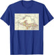 Michigan Upper Peninsula Map T-Shirt - T-Shirt | Royal