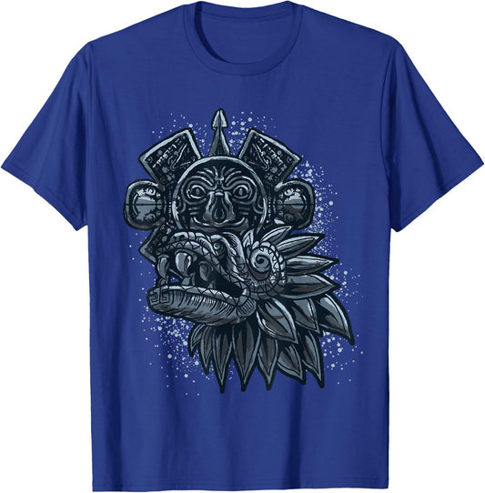 Aztec God Quetzalcoatl Cool Snake Dragon Inca Maya Gift T-Shirt - T-Shirt | Royal