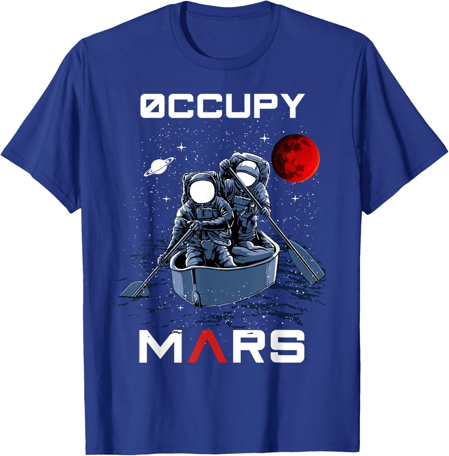 Occupy Mars Astronauts in Space for Kids, Boys T-Shirt - T-Shirt | Royal
