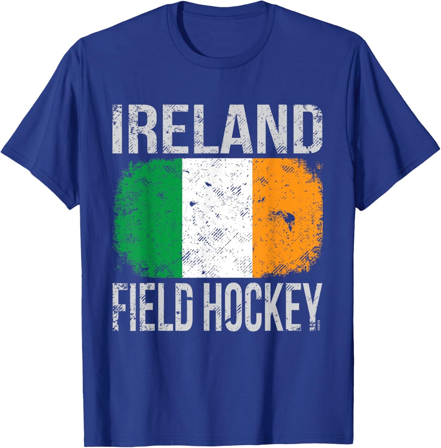 Ireland Field Hockey, Irish Flag T-Shirt - T-Shirt | Royal