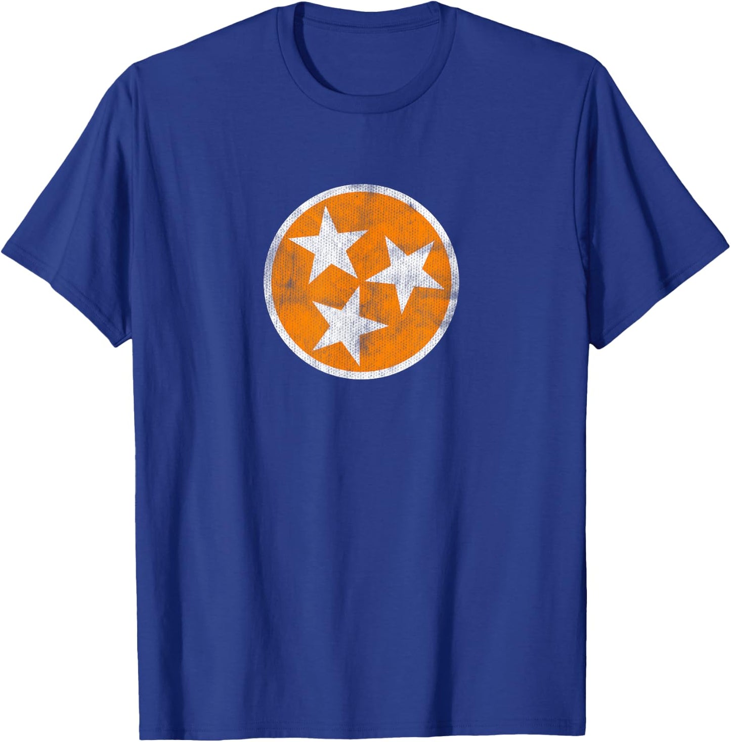 Vintage Tennessee Tri Star Flag Shirt T-Shirt - T-Shirt | Royal