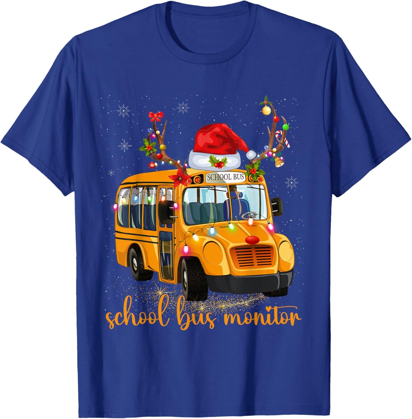 School Bus Monitor T-Shirt - T-Shirt | Royal