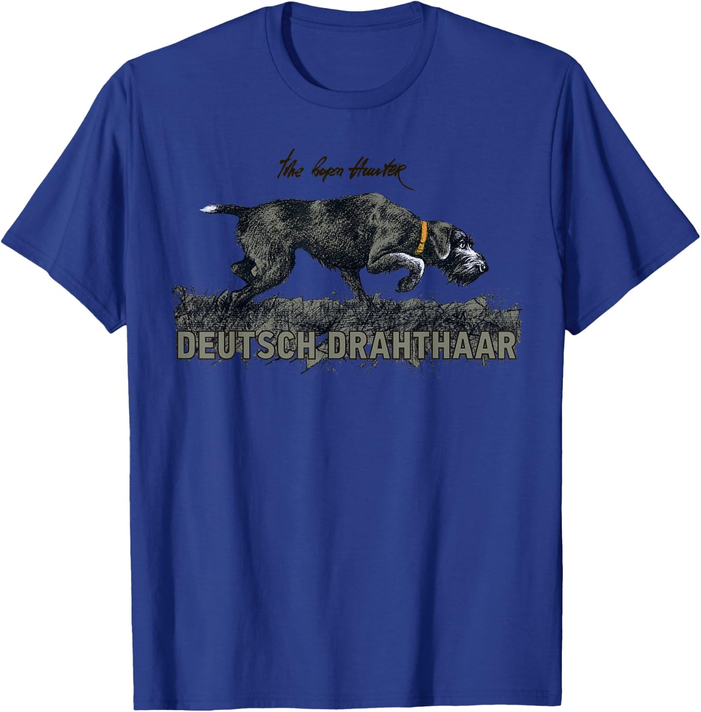 T shirt Deutsch Drahthaar. The born Hunter. T-Shirt - T-Shirt | Royal