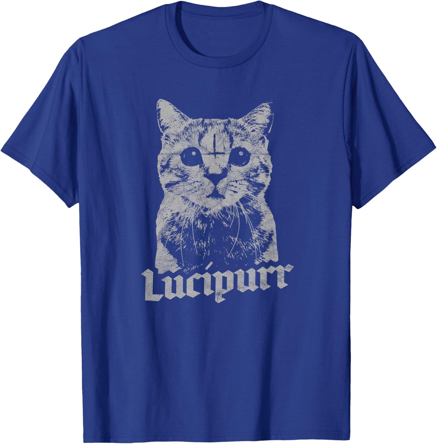 Lucifer Occult Satanic Cat Lucipurr Antichrist Baphomet 666 Women T-Shirt - T-Shirt | Royal