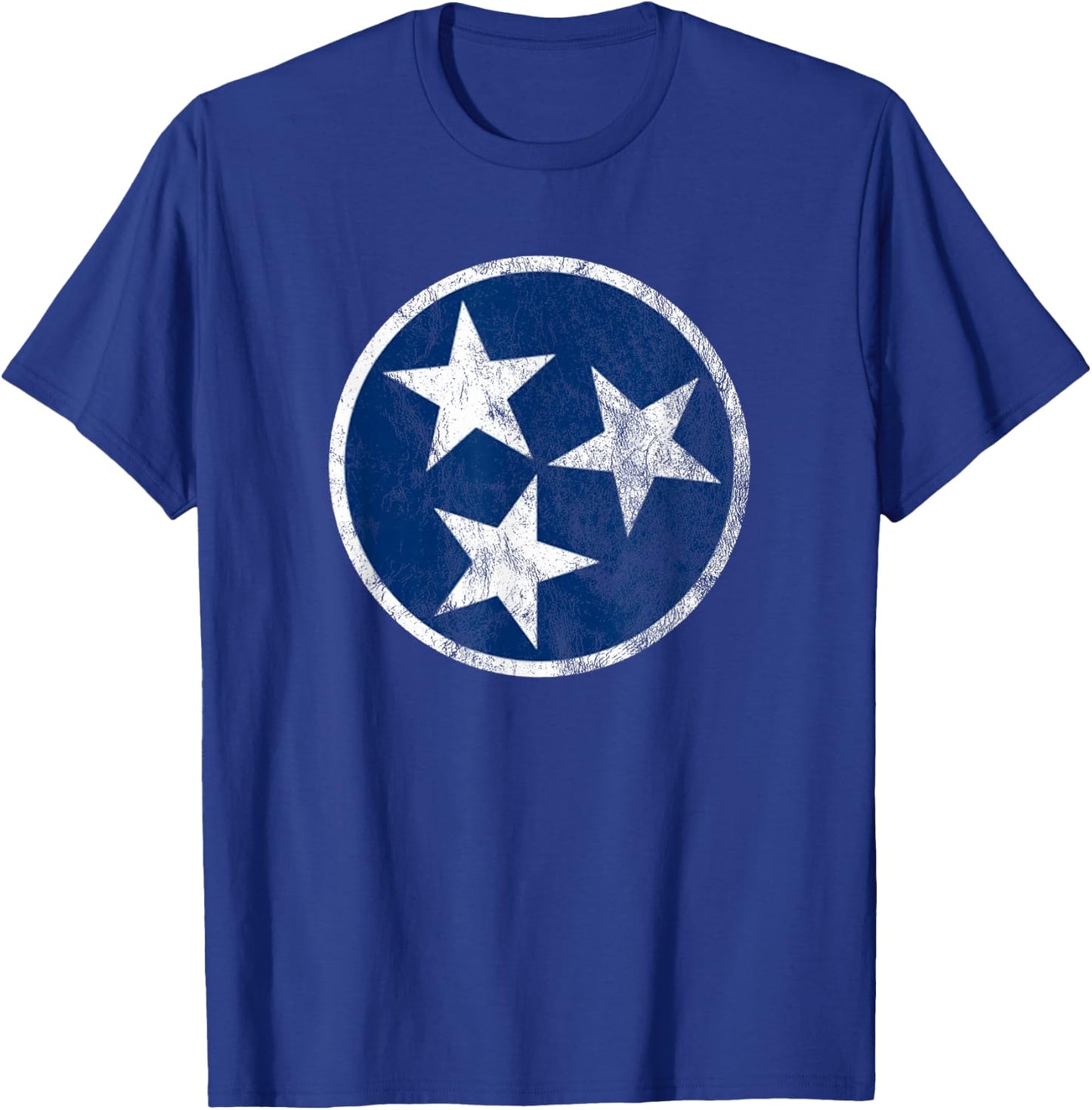 Tennessee State Flag Blue White Stars Traditional T-Shirt - T-Shirt | Royal