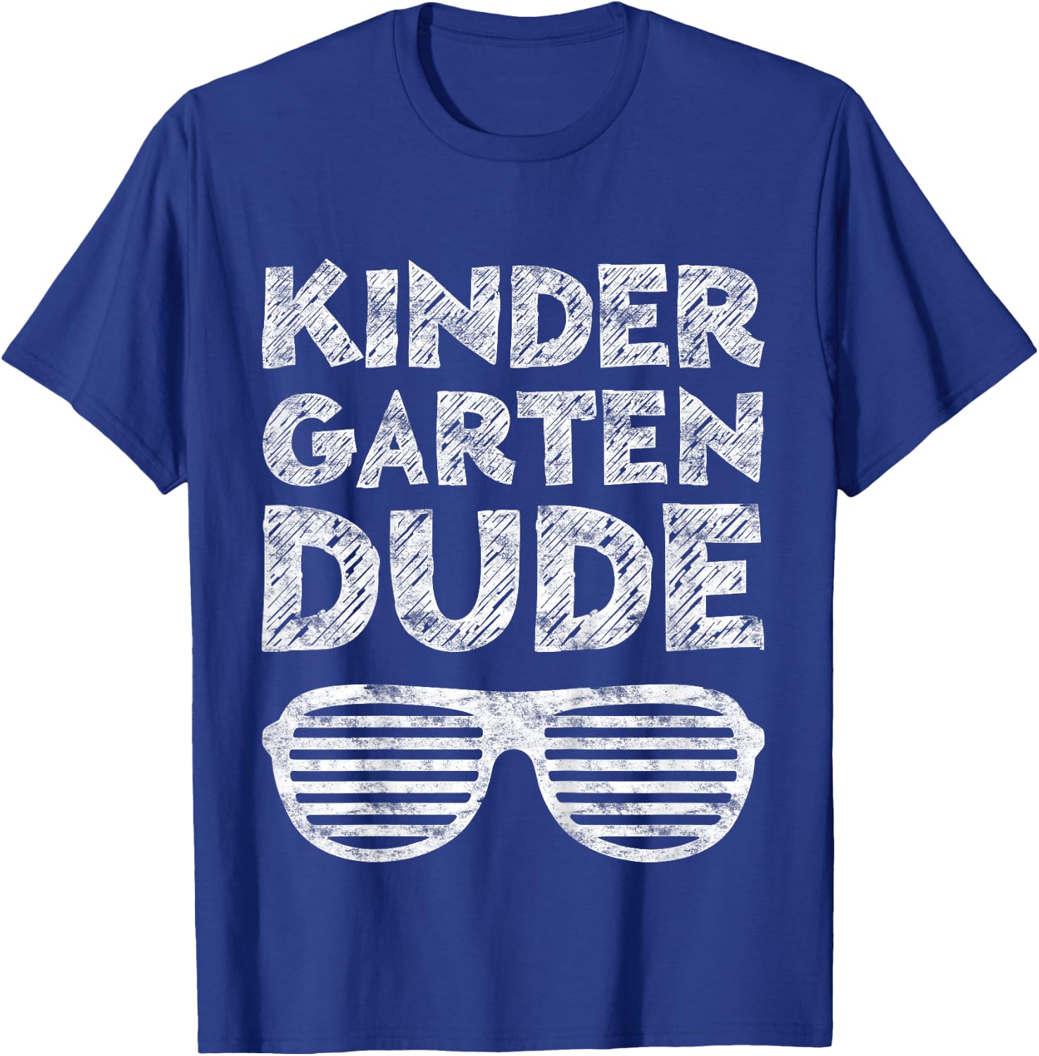 Kindergarten Dude Shirt Boy Girl Back To School Graduation T-Shirt - T-Shirt | Royal