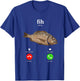 Fih is Calling Funny Fish Decline Accept Phone Design T-Shirt - T-Shirt | Royal