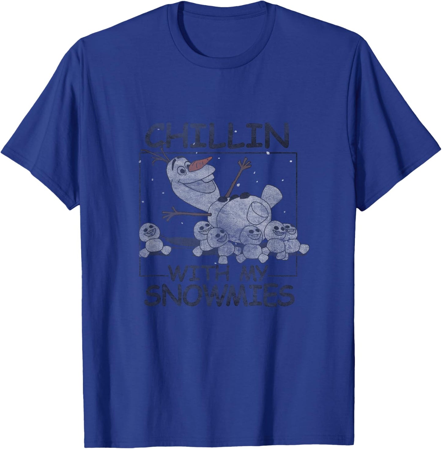 Disney Frozen Olaf Chillin with My Snowmies Portrait T-Shirt - T-Shirt | Royal
