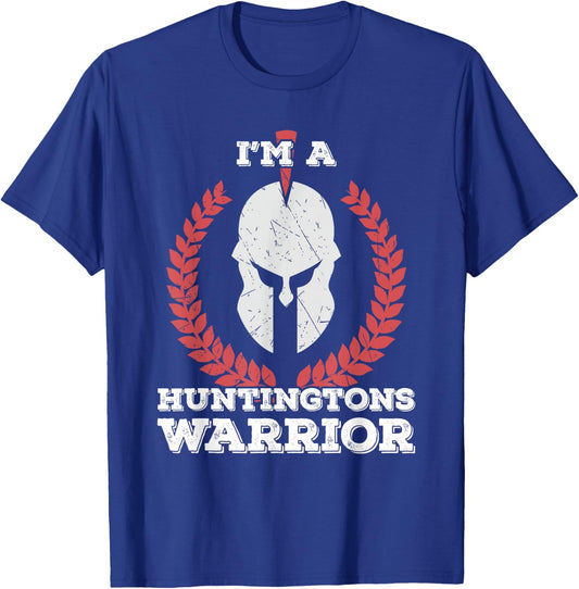I'm a Huntingtons Warrior Huntington's Disease Awareness T-Shirt - T-Shirt | Royal