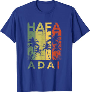 Hafa Adai Guam Vintage 1980s T-Shirt - T-Shirt | Royal