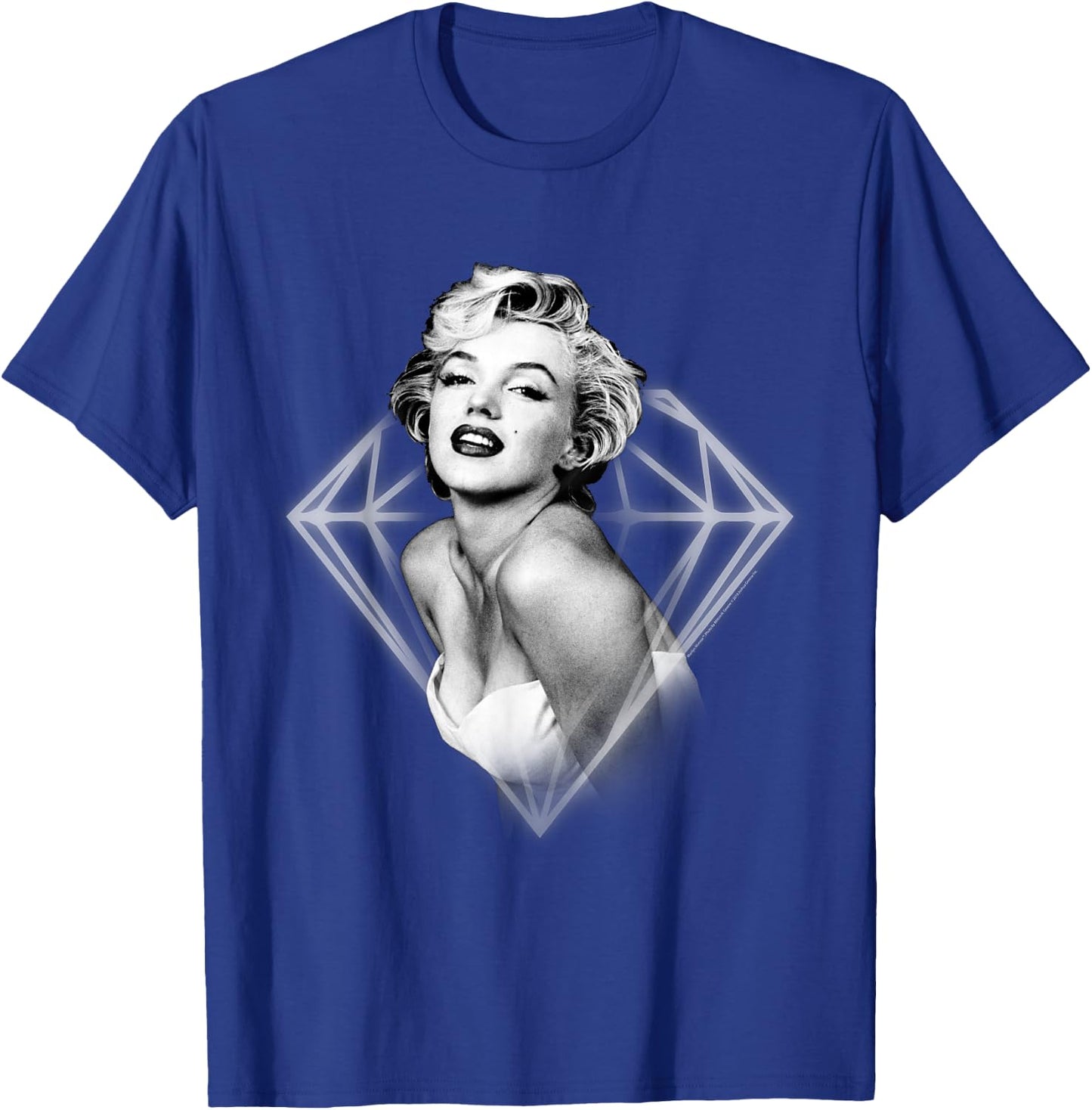 Marilyn Monroe Glowing Diamond T-Shirt - T-Shirt | Royal