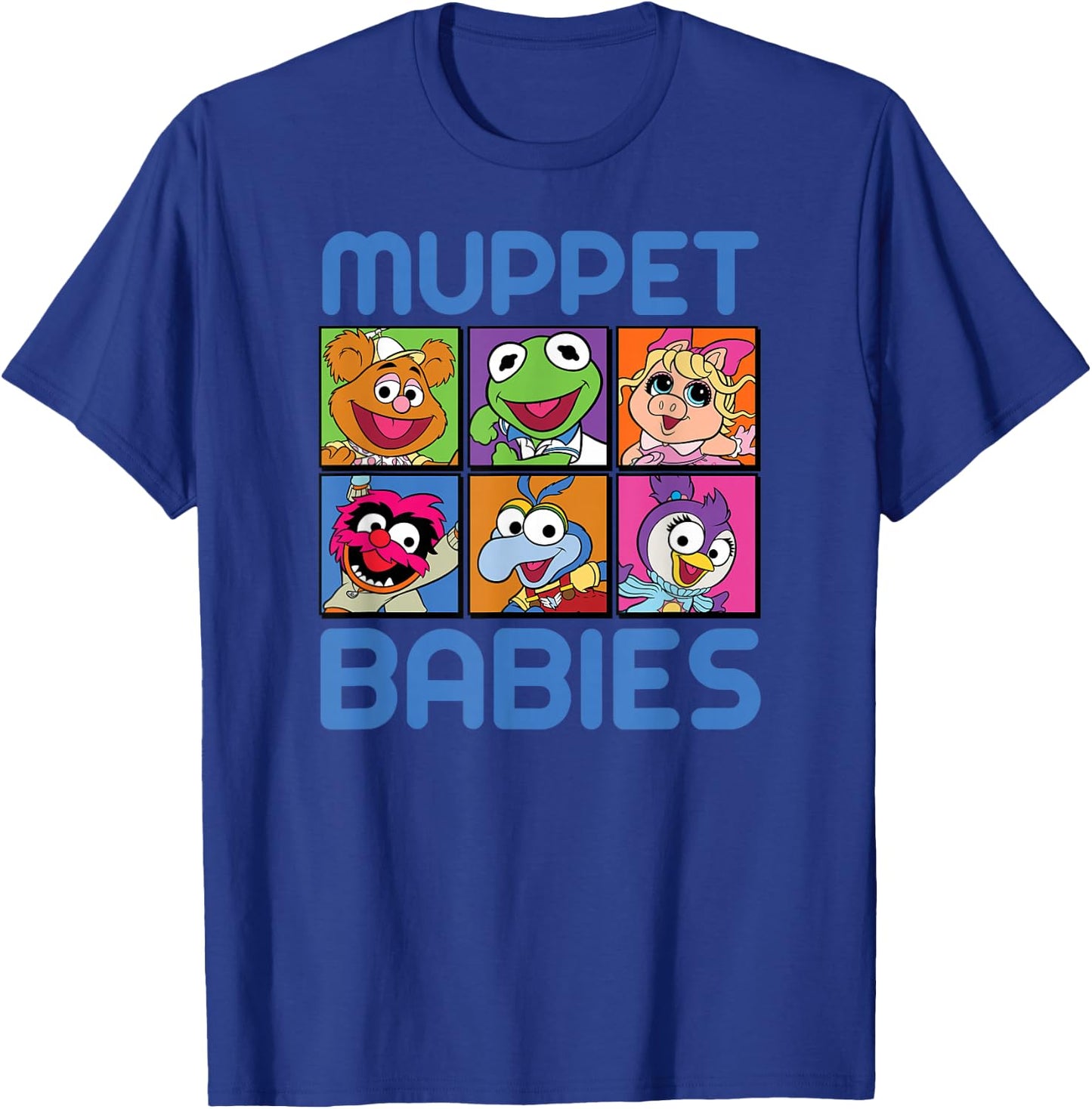 Disney - Muppet Babies Squares T-Shirt - T-Shirt | Royal